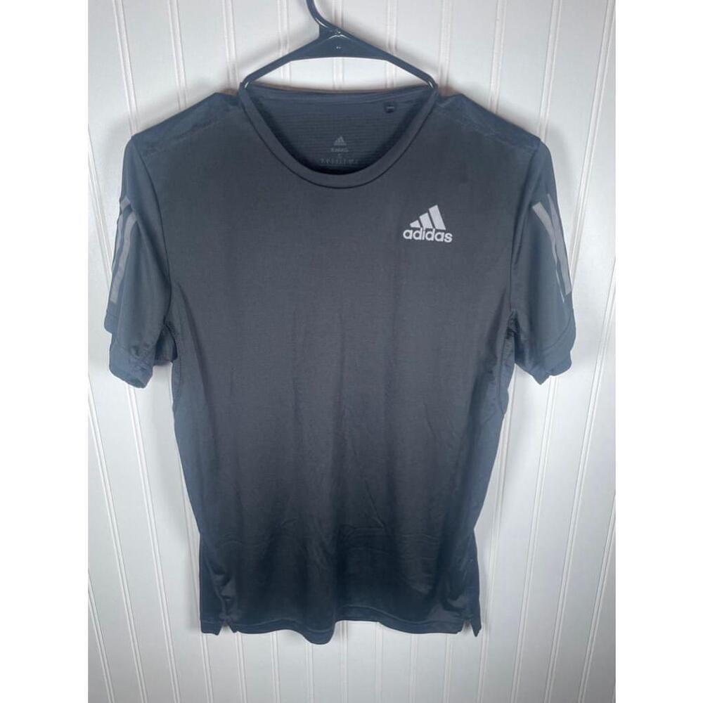 Men's Adidas Running T-Shirt - Black / Small